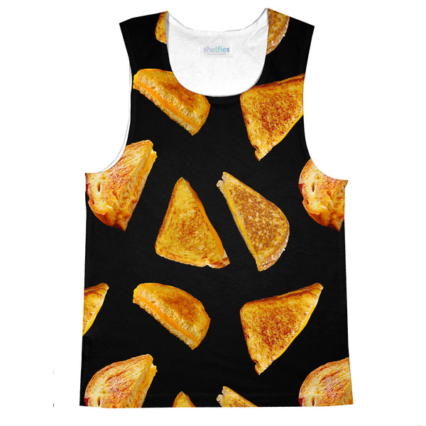 Grilled Cheese Tank Top-kite.ly-| All-Over-Print Everywhere - Designed to Make You Smile