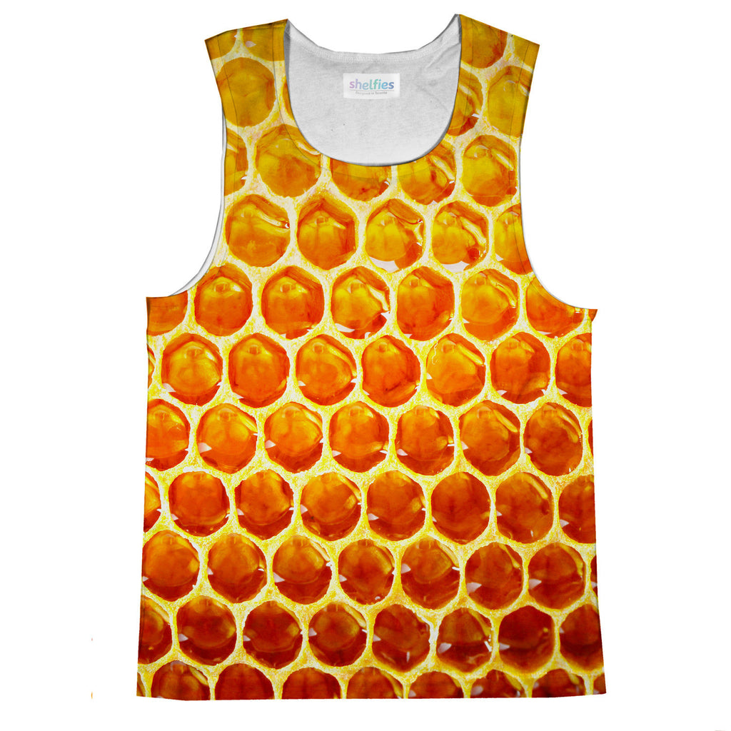 Honeycomb Tank Top-kite.ly-| All-Over-Print Everywhere - Designed to Make You Smile