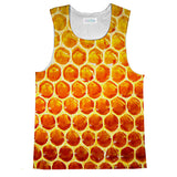Honeycomb Tank Top-kite.ly-| All-Over-Print Everywhere - Designed to Make You Smile