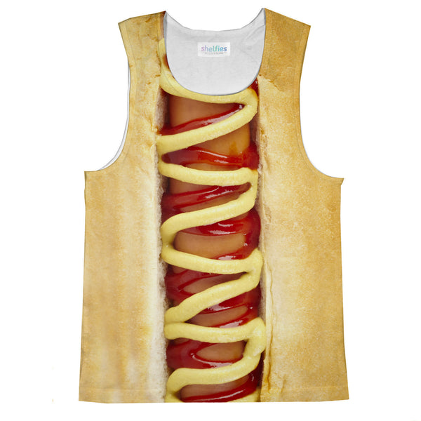 Hot Dog Tank Top-kite.ly-| All-Over-Print Everywhere - Designed to Make You Smile