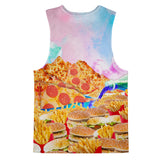 Junkfood Paradise Tank Top-kite.ly-| All-Over-Print Everywhere - Designed to Make You Smile