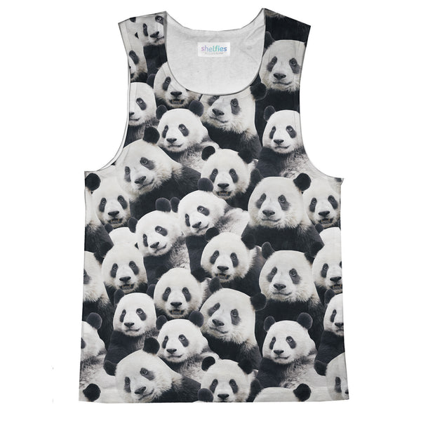 Panda Invasion Tank Top-kite.ly-| All-Over-Print Everywhere - Designed to Make You Smile