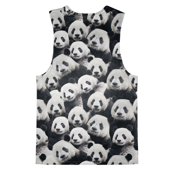 Panda Invasion Tank Top-kite.ly-| All-Over-Print Everywhere - Designed to Make You Smile