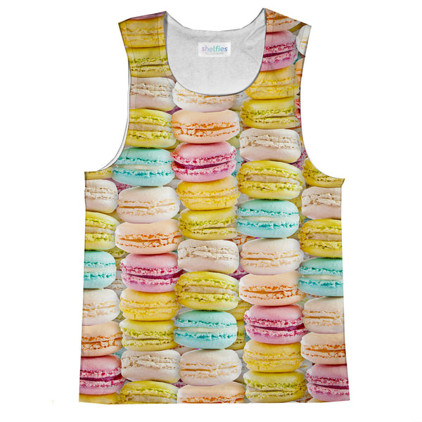 Pastel Macaroons Invasion Tank Top-kite.ly-| All-Over-Print Everywhere - Designed to Make You Smile
