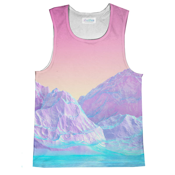 Pastel Mountains Tank Top-kite.ly-| All-Over-Print Everywhere - Designed to Make You Smile