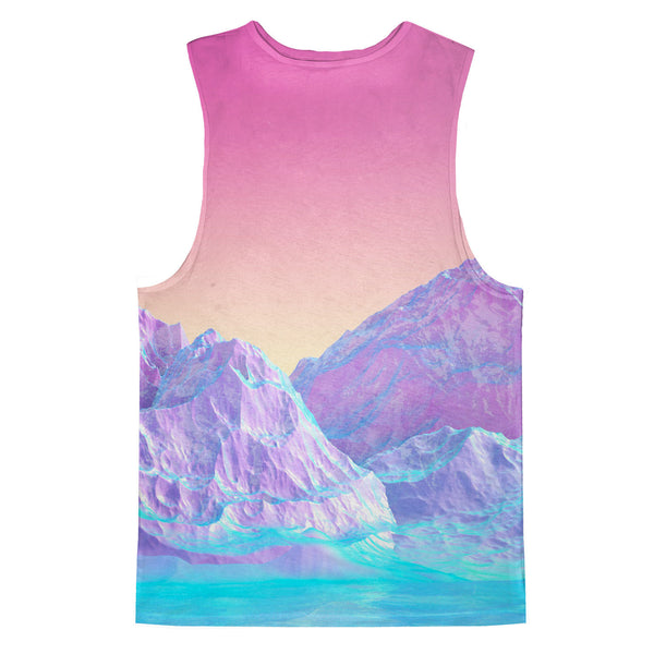 Pastel Mountains Tank Top-kite.ly-| All-Over-Print Everywhere - Designed to Make You Smile