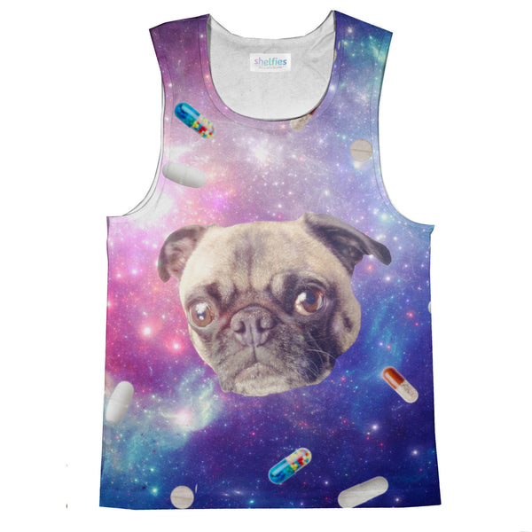 Pugs With Drugs Tank Top-kite.ly-| All-Over-Print Everywhere - Designed to Make You Smile