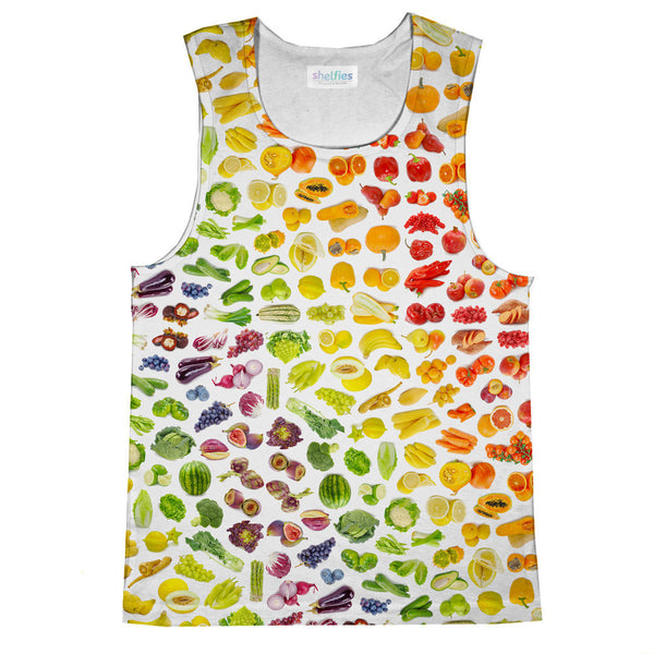 Rainbow Fruit Tank Top-kite.ly-| All-Over-Print Everywhere - Designed to Make You Smile