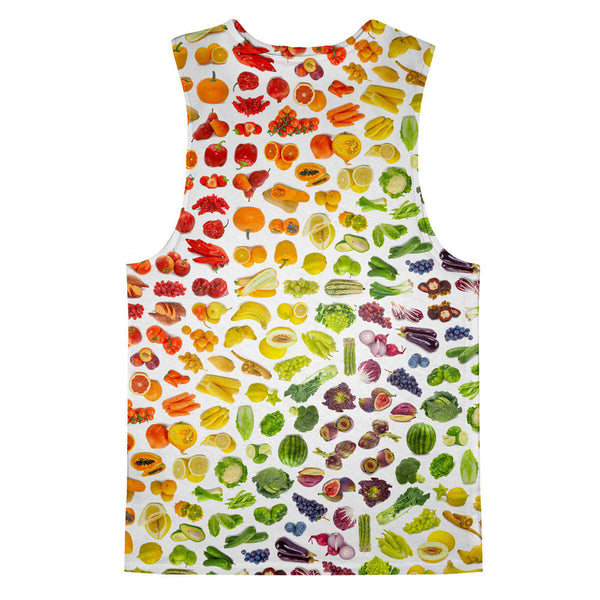 Rainbow Fruit Tank Top-kite.ly-| All-Over-Print Everywhere - Designed to Make You Smile