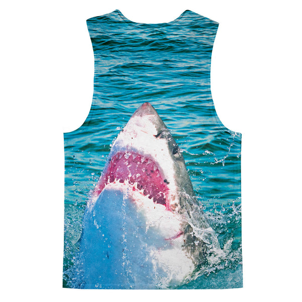 Shark Attack Tank Top-kite.ly-| All-Over-Print Everywhere - Designed to Make You Smile