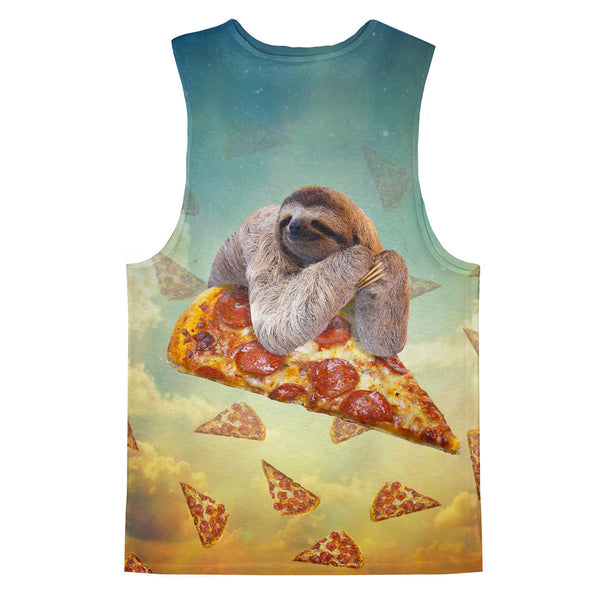 Sloth Pizza Tank Top-kite.ly-| All-Over-Print Everywhere - Designed to Make You Smile