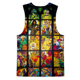 Stained Glass Tank Top-kite.ly-| All-Over-Print Everywhere - Designed to Make You Smile