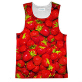 Strawberry Invasion Tank Top-kite.ly-| All-Over-Print Everywhere - Designed to Make You Smile