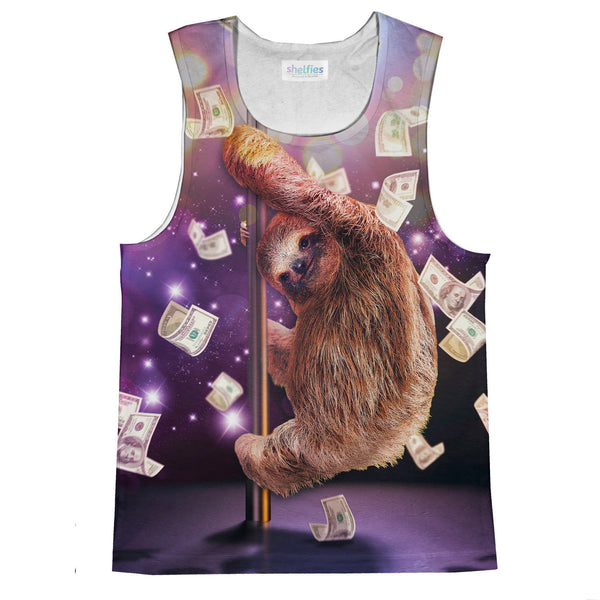Stripper Sloth Tank Top-kite.ly-| All-Over-Print Everywhere - Designed to Make You Smile