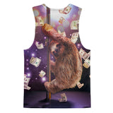 Stripper Sloth Tank Top-kite.ly-| All-Over-Print Everywhere - Designed to Make You Smile