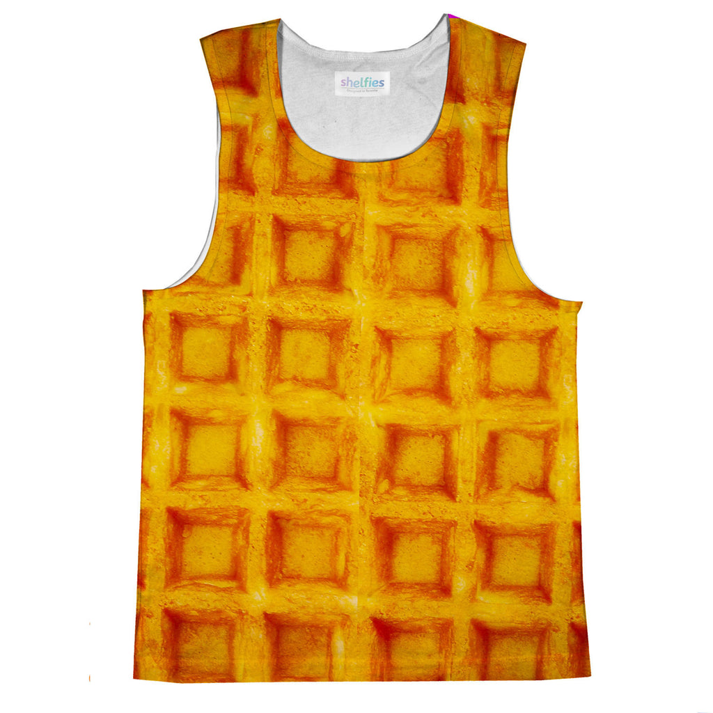 Waffle Invasion Tank Top-kite.ly-| All-Over-Print Everywhere - Designed to Make You Smile