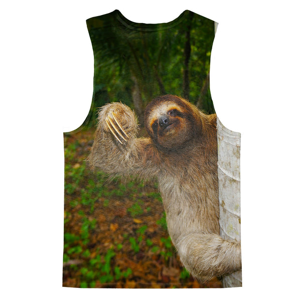 Wuddup Sloth Tank Top-kite.ly-| All-Over-Print Everywhere - Designed to Make You Smile