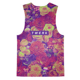Twerkin' Roses Tank Top-kite.ly-| All-Over-Print Everywhere - Designed to Make You Smile