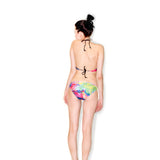 Rainbow Galaxy Halter Bikini-Shelfies-| All-Over-Print Everywhere - Designed to Make You Smile