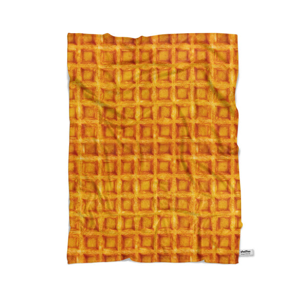 Waffle Invasion Blanket-Gooten-Cuddle-| All-Over-Print Everywhere - Designed to Make You Smile