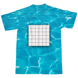 Water Grid T-Shirt-Shelfies-| All-Over-Print Everywhere - Designed to Make You Smile