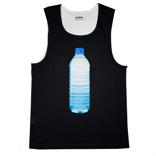 Waterbottle Basic Tank Top-Printify-Black-S-| All-Over-Print Everywhere - Designed to Make You Smile