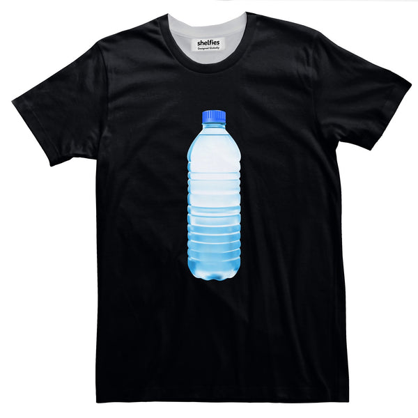 Waterbottle Basic T-Shirt-Printify-Black-S-| All-Over-Print Everywhere - Designed to Make You Smile