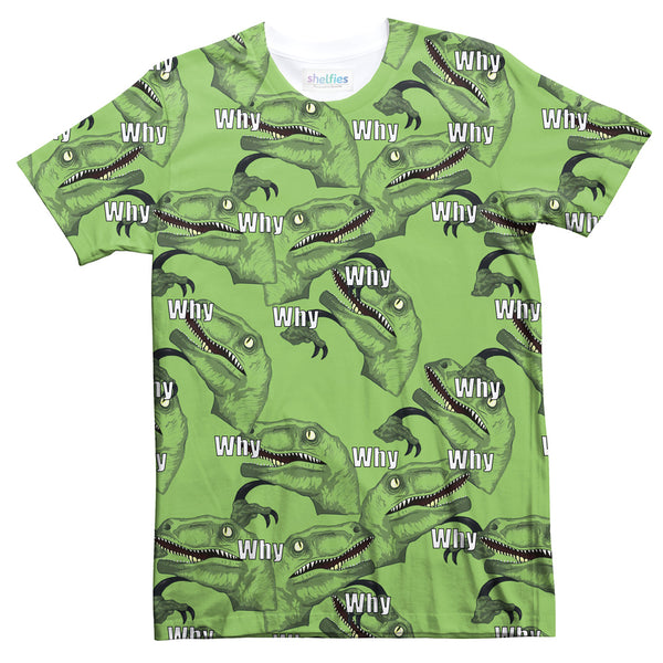 Philosoraptor T-Shirt-Subliminator-| All-Over-Print Everywhere - Designed to Make You Smile