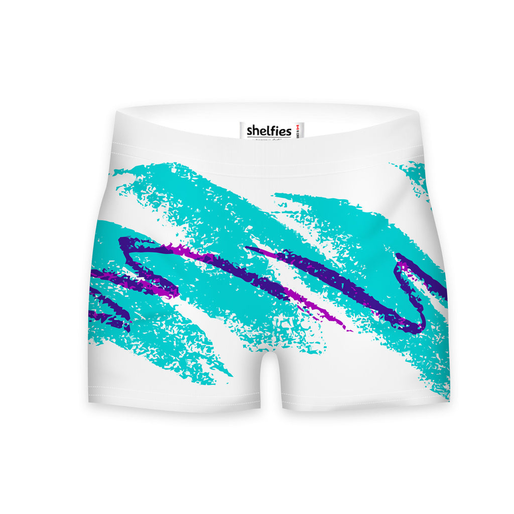 Jazz Wave Workout Shorts-Shelfies-| All-Over-Print Everywhere - Designed to Make You Smile