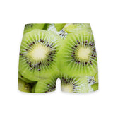 Kiwi Invasion Workout Shorts-Shelfies-| All-Over-Print Everywhere - Designed to Make You Smile