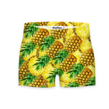 War Of The Pineapple Workout Shorts-Shelfies-| All-Over-Print Everywhere - Designed to Make You Smile