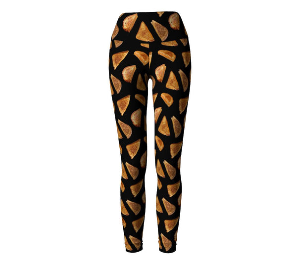 Grilled Cheese Yoga Pants-Shelfies-| All-Over-Print Everywhere - Designed to Make You Smile