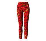 Strawberry Invasion Yoga Pants-Shelfies-| All-Over-Print Everywhere - Designed to Make You Smile