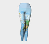 World Map Yoga Leggings-Shelfies-| All-Over-Print Everywhere - Designed to Make You Smile