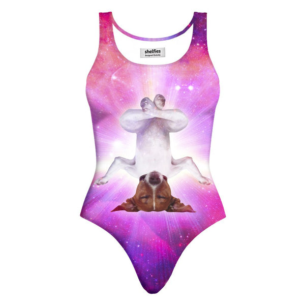 Yogi Dog One-Piece Swimsuit-teelaunch-XS-| All-Over-Print Everywhere - Designed to Make You Smile