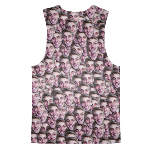 Your Face Custom Tank Top-Shelfies-| All-Over-Print Everywhere - Designed to Make You Smile