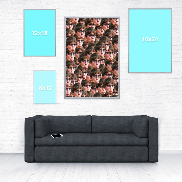 Your Face Custom Poster-Shelfies-20 x 30-| All-Over-Print Everywhere - Designed to Make You Smile