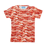 Bacon Invasion Youth T-Shirt-kite.ly-| All-Over-Print Everywhere - Designed to Make You Smile