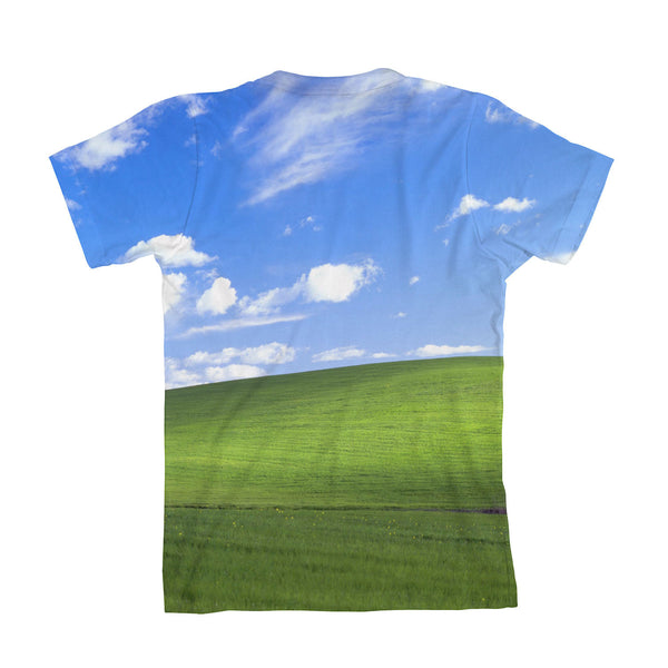 Bliss Screensaver Youth T-Shirt-kite.ly-| All-Over-Print Everywhere - Designed to Make You Smile
