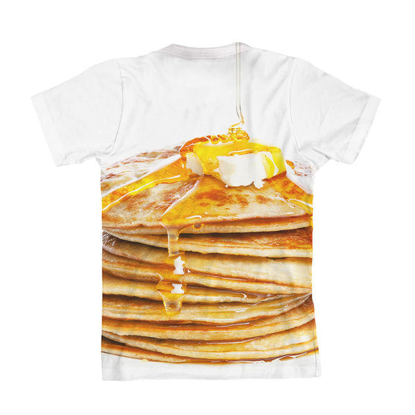 Pancakes Youth T-Shirt-kite.ly-| All-Over-Print Everywhere - Designed to Make You Smile