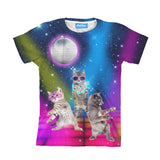 Party Cats Youth T-Shirt-kite.ly-| All-Over-Print Everywhere - Designed to Make You Smile