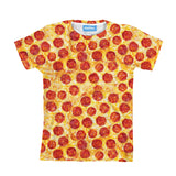 Pizza Invasion Youth T-Shirt-kite.ly-| All-Over-Print Everywhere - Designed to Make You Smile