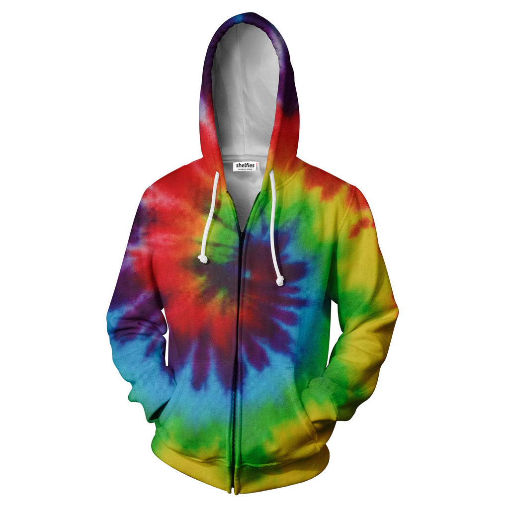 Zipper Print Hoodie - Ready-to-Wear